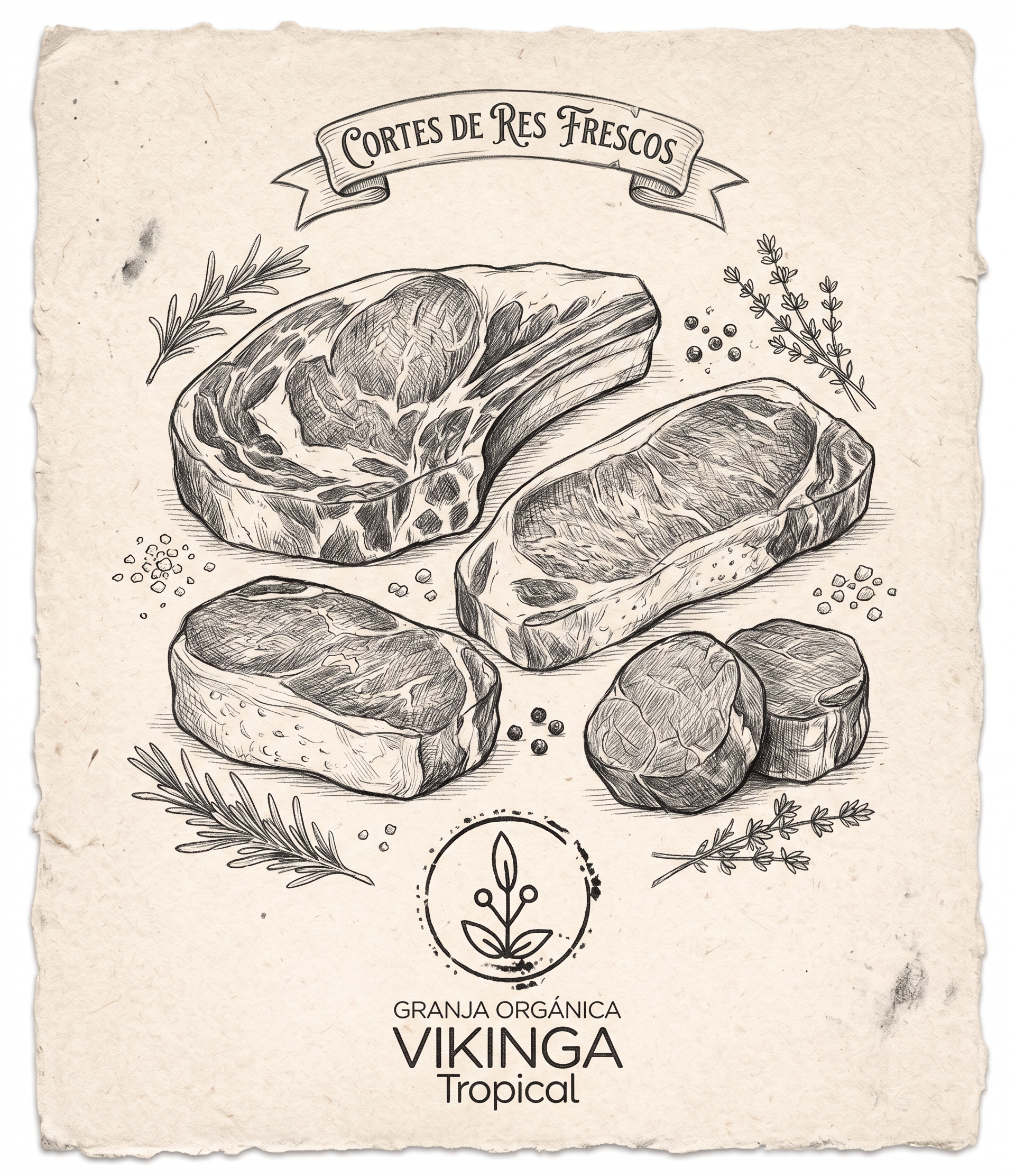 Corte de Res — boceto ilustrado